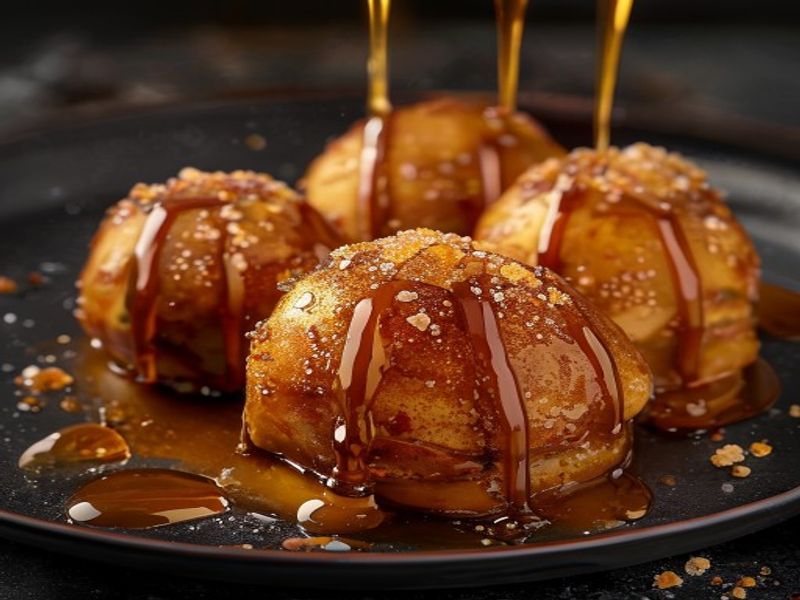 Aurora Caramel - salted caramel puff balls
