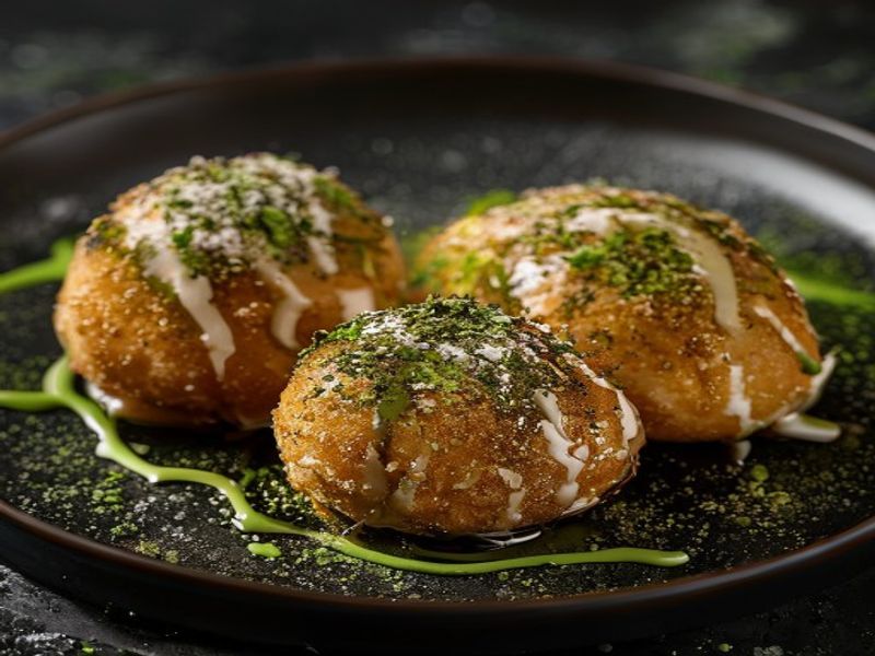 Matcha Phantom - matcha dusted puff balls