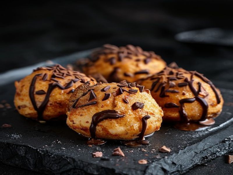 Noir Infinity - dark chocolate coated puff balls