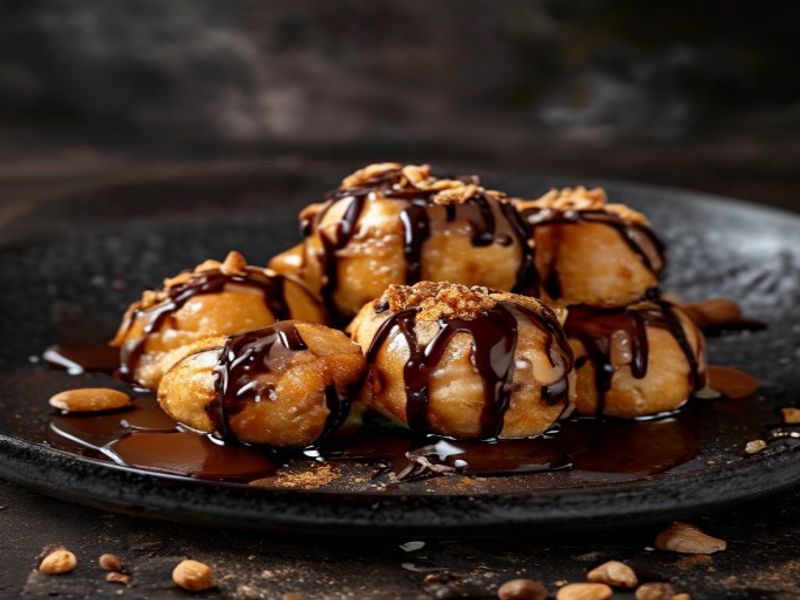 Nova Nutella - Nutella smothered puff balls